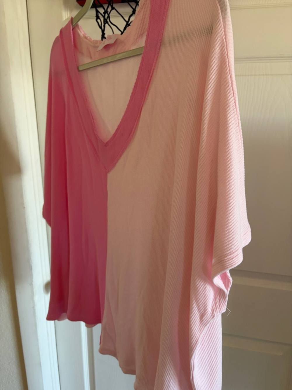 Pink Lily Color Block Top - Picture 3 of 8